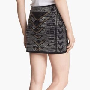 Remain (Nordstrom) Embellished Studded Mini Skirt Size Small